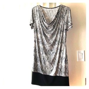 Cute Zebra print shimmer dress/long blouse